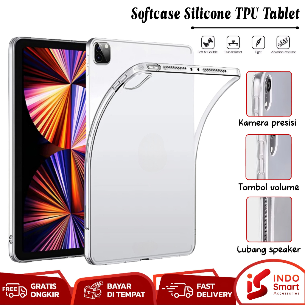 Infinix Xpad / Case Infinix XPad / Softcase Infinix Xpad 11 นิ้ว 2024 Ultrathin Jelly Silicon Case C