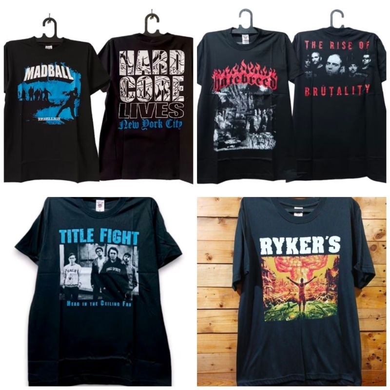เสื้อยืด HARD CORE | H2O | กองทุน | COMEBACK KID | เกลียดพันธุ์ | MADBALL | รีเกอร์ส | จูดกูด | DEAD