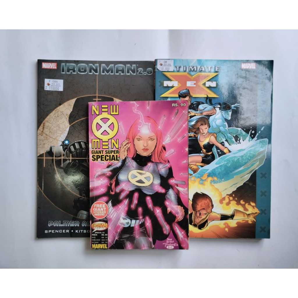 MARVEL COMICS ENGLISH: IRON MAN 2.0 PALMER ADDLEY IS DEAD, ULTIMATE X MEN UNLIMATE COLLECTIONVAUGHAN