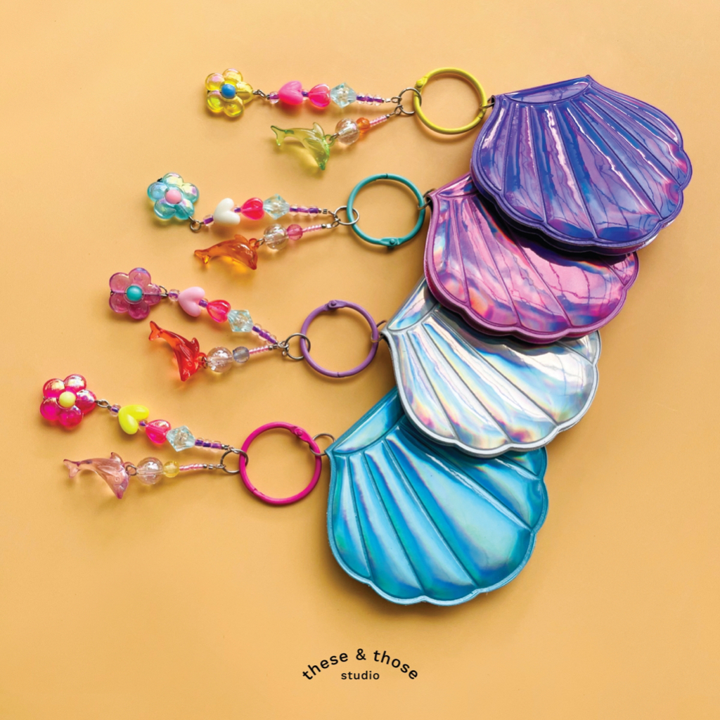 Thesethes - Pocket Mirror - Mermaid Shell - Pocket Mirror