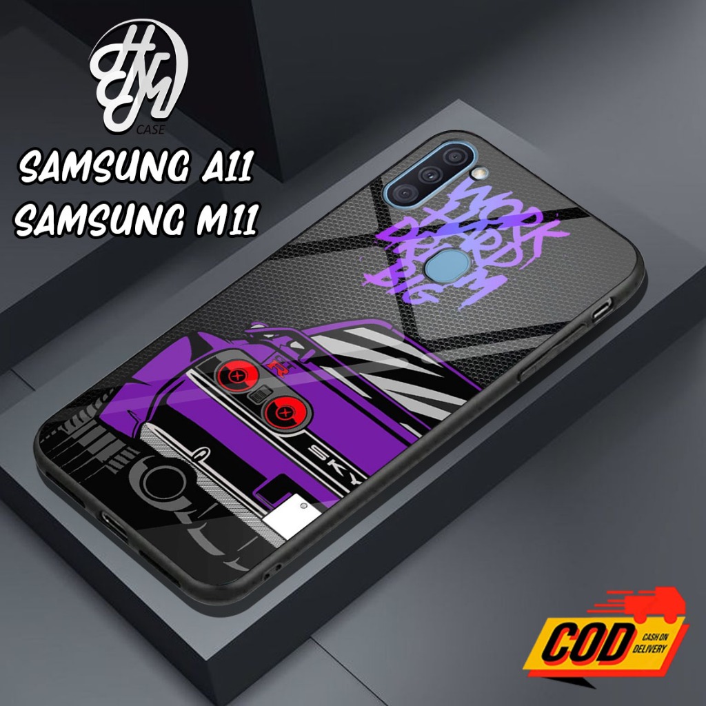 HP HNM CASE - เคส Samsung A11 / M11 ล่าสุด - เคสรถแฟชั่น Hardcase Softcase Back Protector Phone Hard