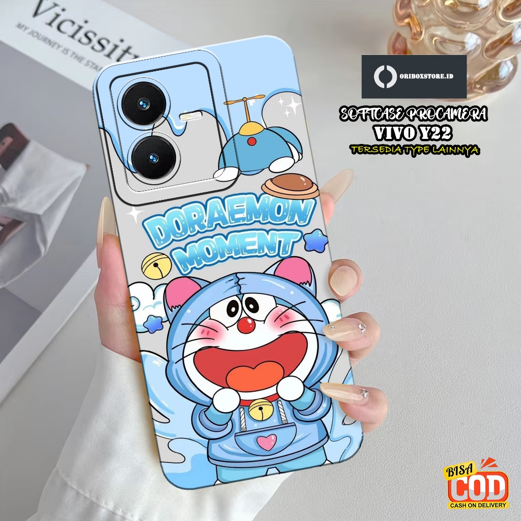 HP ล่าสุด VIVO Y22 Phone Case - Cartoon Case Motif - เคส VIVO Y22 - เคส VIVO Y22 Phone Softcase - เค