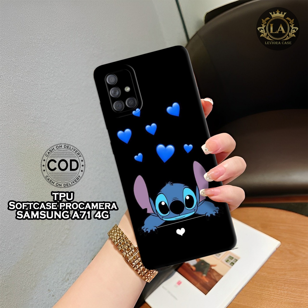 HP เคส Samsung Galaxy A71 4G ใหม่ล่าสุด - เคส Leviora - เคส Stitch แฟชั่น - Samsung Galaxy A71 4G So