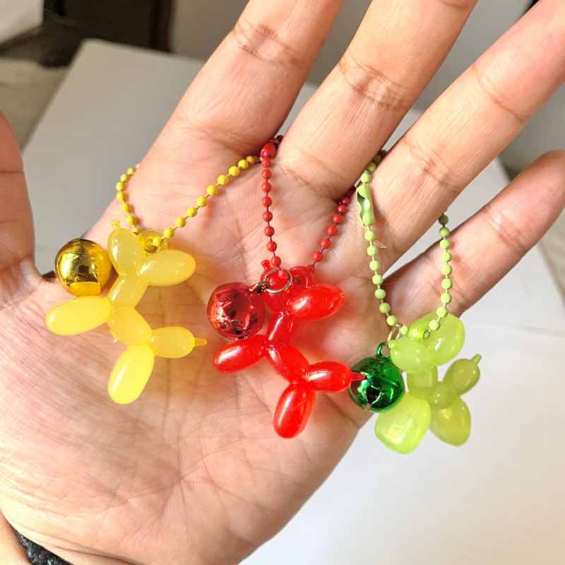 Hp GANTUNGAN Gummy Puddle Medium Heart Gummy Bears Hanger สําหรับกระเป๋าโซ่กุญแจแขวนโทรศัพท์มือถือ