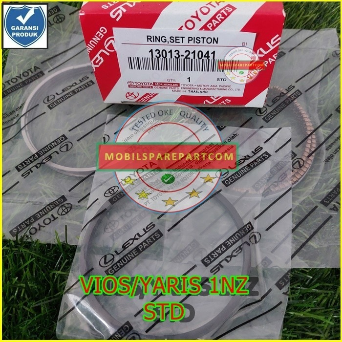 STANDARD STD PISTON RING SET VIOS YARIS LIMO 1NZ