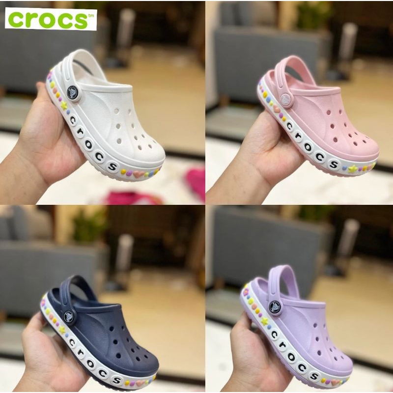 Crocs Charmband clog รองเท้าแตะเด็ก / Crocs bayaband clog kids / crocsband kids motif