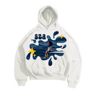 ZUARSY Hoodie Oversize Boxy SZA Sea Limited Fleece Tebal Unisex