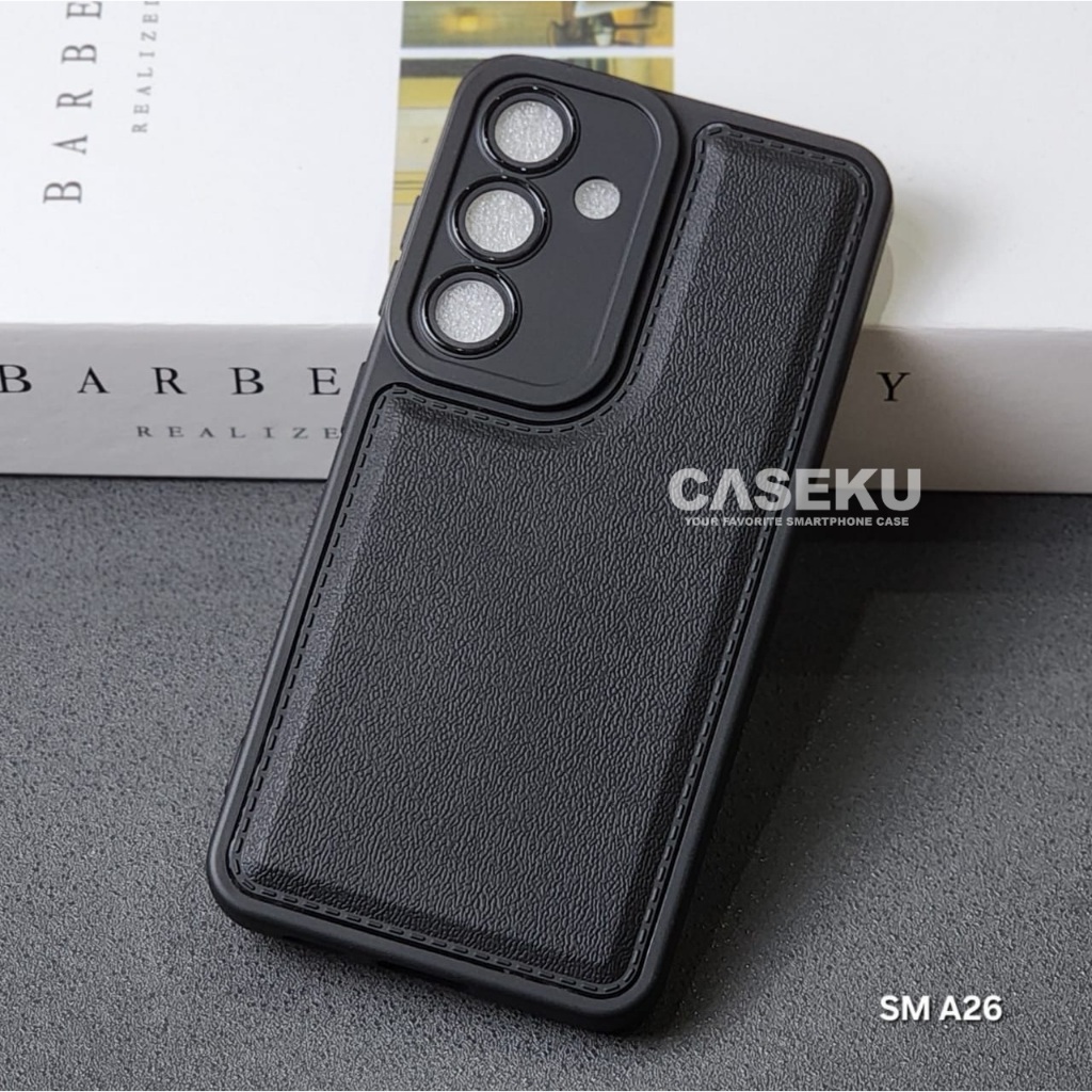 Samsung A26 Samsung A36 5G Samsung A56 5G Case Leather Pro Camera Black Case Samsung A26 Samsung A36
