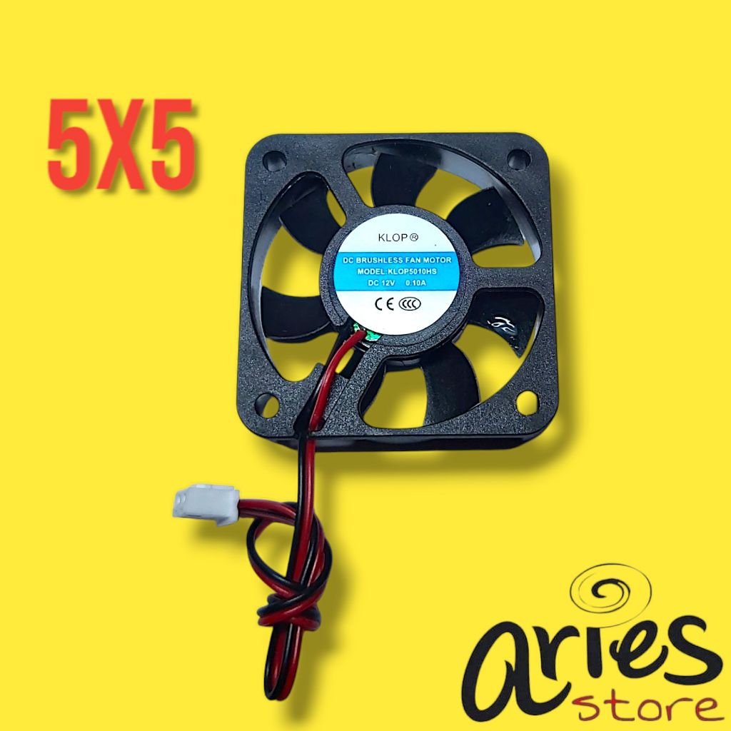 DC FAN 12V 5X5 DC FAN 12 VOLT KLOP
