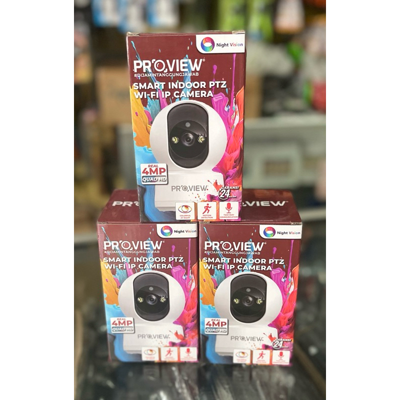 Proview SM-PR54-BFC กล้อง Wifi PTZ ในร่มอัจฉริยะ 4MP Hybrid 3 Nigth Vision พร้อมเสียง Two Way Talk
