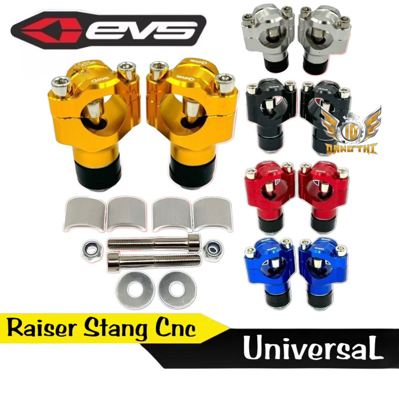 EVS Full Cnc Universal Handlebar Raiser สําหรับ Vixion, Ninja, Rx, king, Megapro ฯลฯ