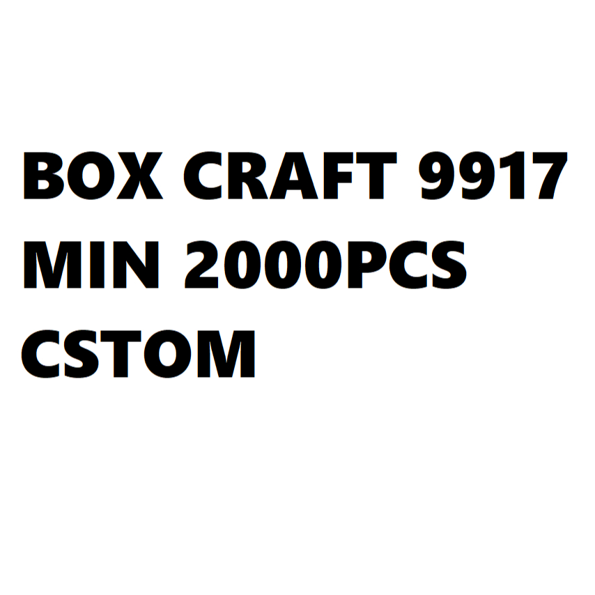 BOX CRAFT 9x9x17 CUSTOM PO MIN 2000
