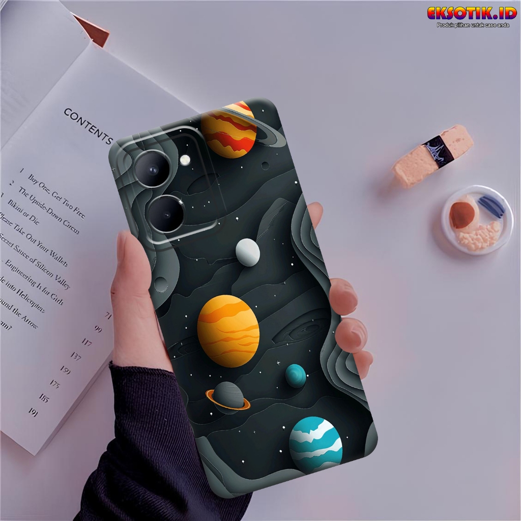 เคสRealme C33 - เคสRealme C33 - เคสแฟชั่น - Realme C33 Silicone - Cool and Cute Motips - Realme C33 