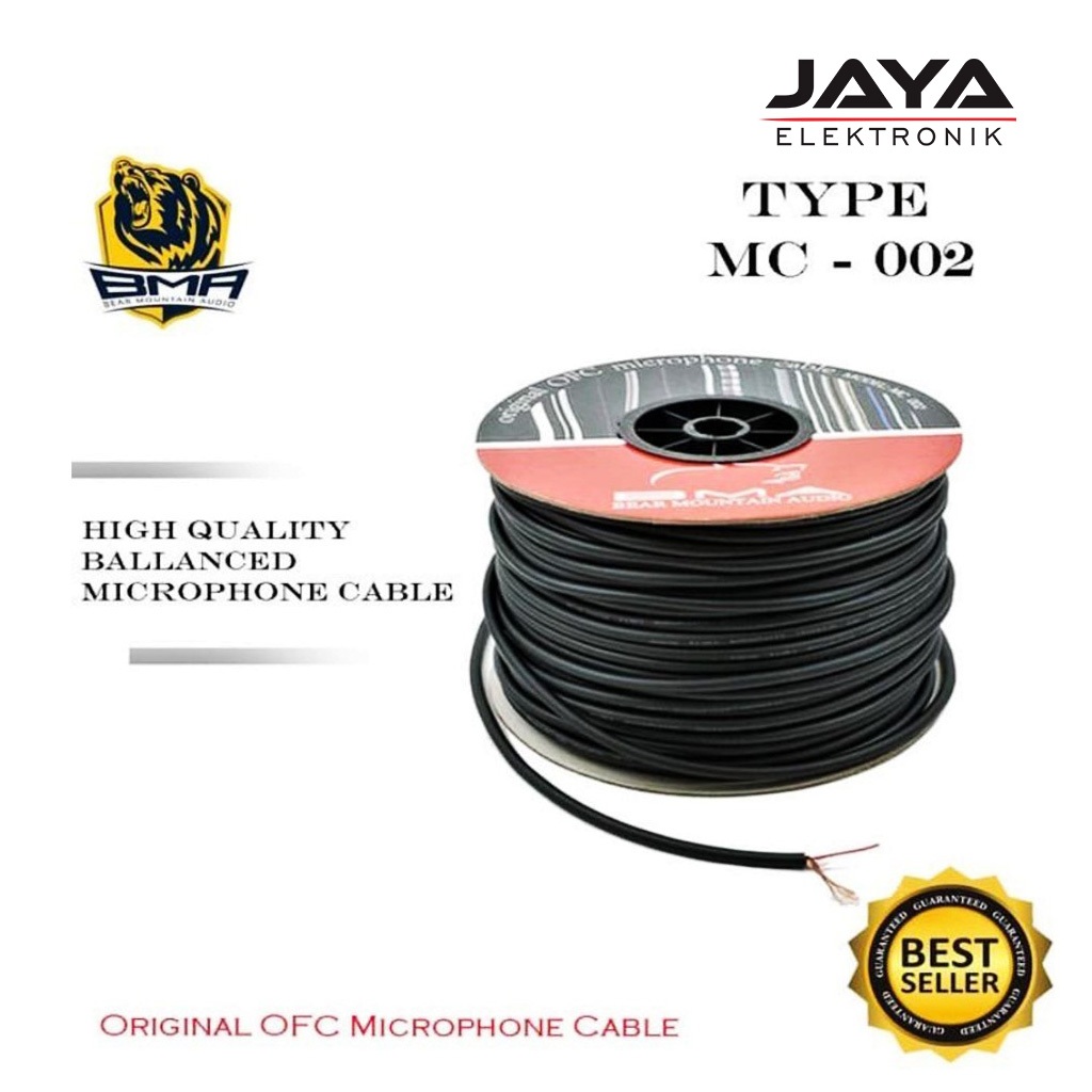 BMA Stereo MC 002 สายไมโครโฟนต่อเมตร ORIGINAL BMA MC 002 สายไมค์