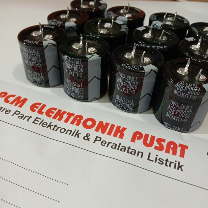 Elco 2200uf 80v 2200 uf 80 v -BSS12