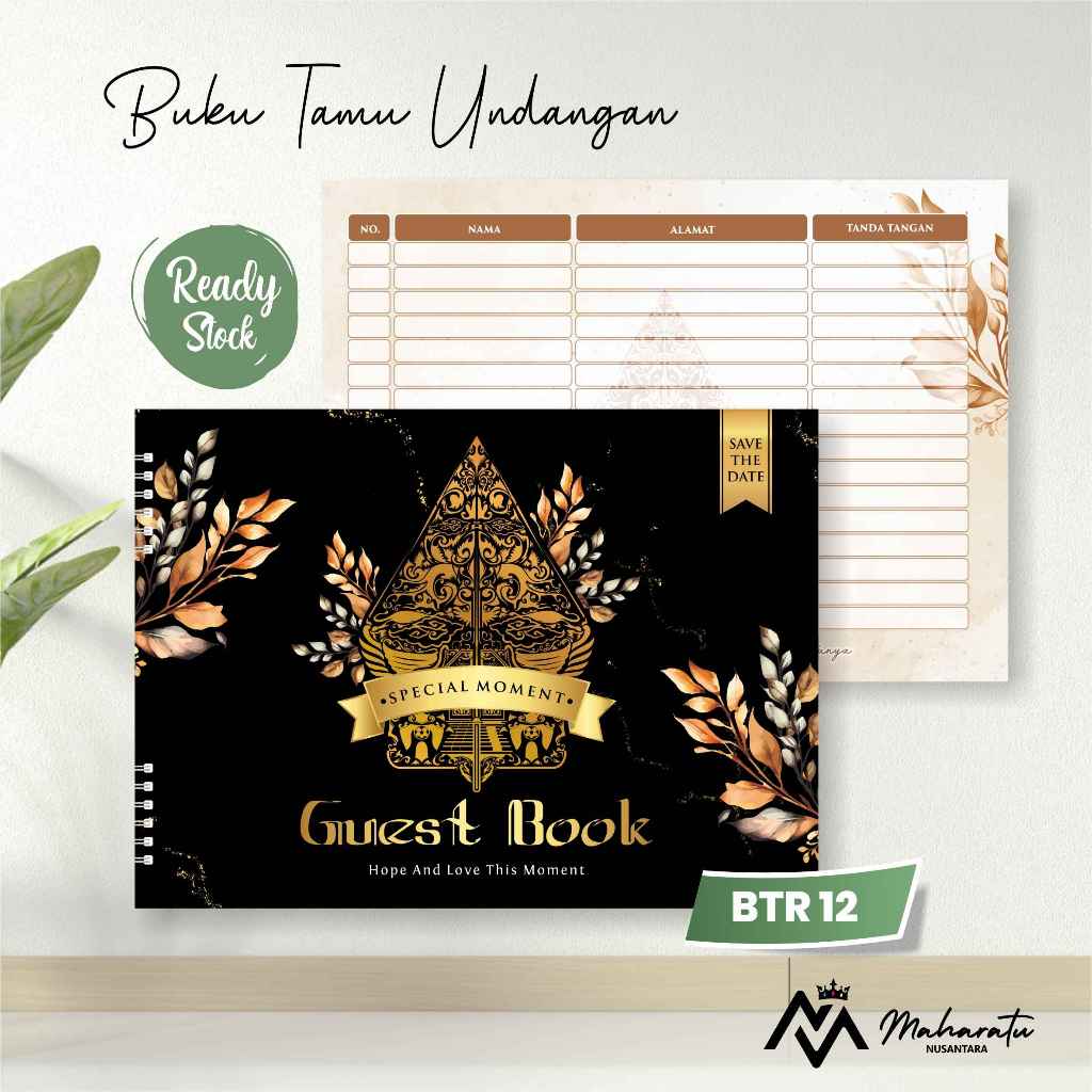 UNIQUE WEDDING GUEST BOOK - BTR 12