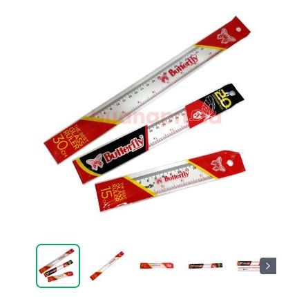 บัตเตอร์ฟลาย RULER 15CM 20CM 30CM