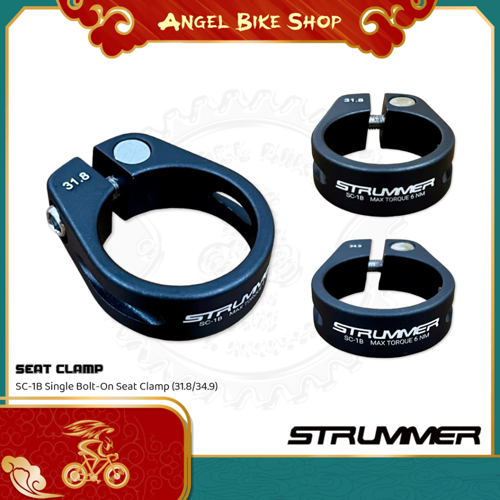 Seat Clamp Strummer SC-1B Single Bolt-On Seat Clamp 31.8/34.9