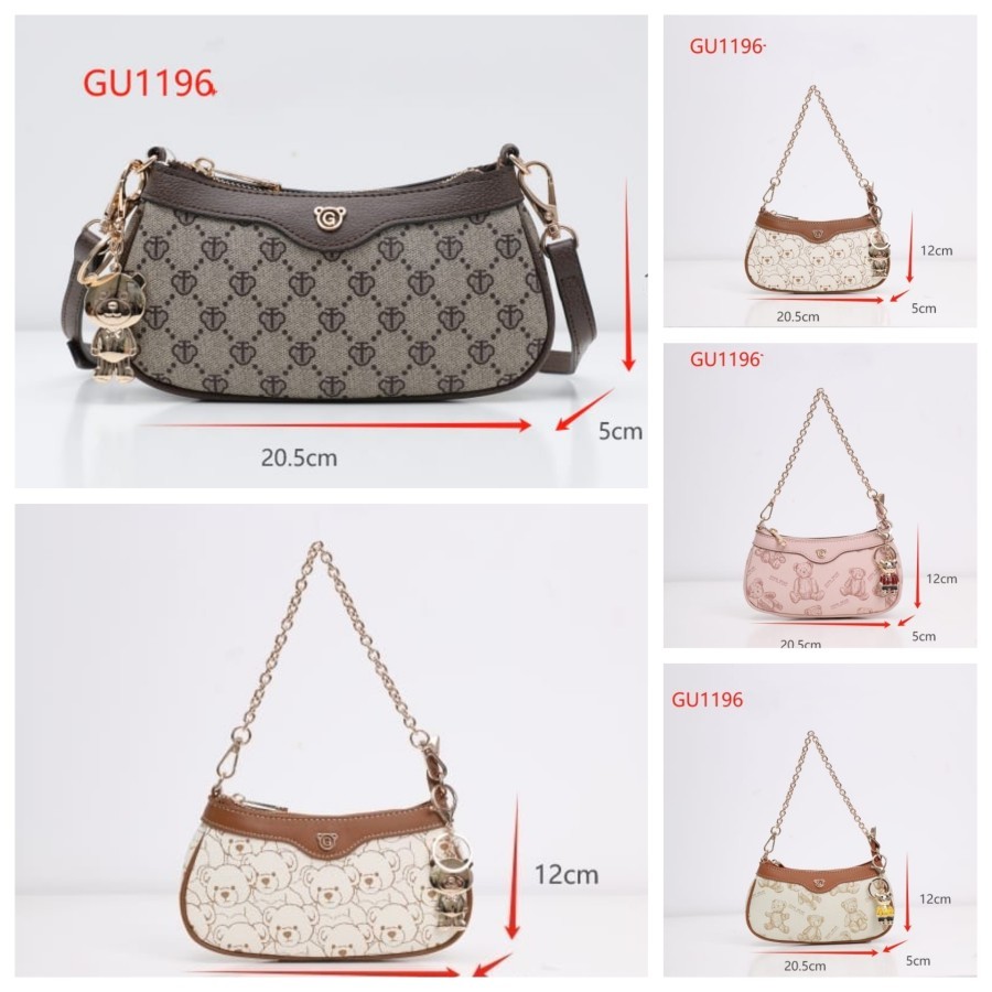GUO BEAR ORIGINAL GU1196- GU1259 SLING BAG - ttwnbear-guoo Bear BAG ล่าสุด - guoo ที่ขายดีที่สุด