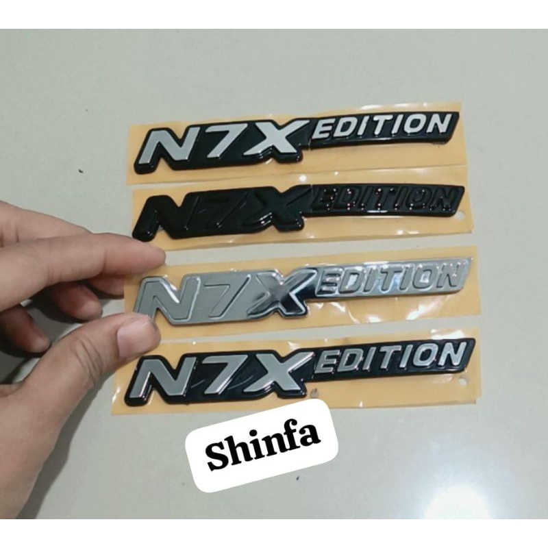 EMBLEM หรือ WRITING N7X EDITION ต้นฉบับ kROME และสีดํา