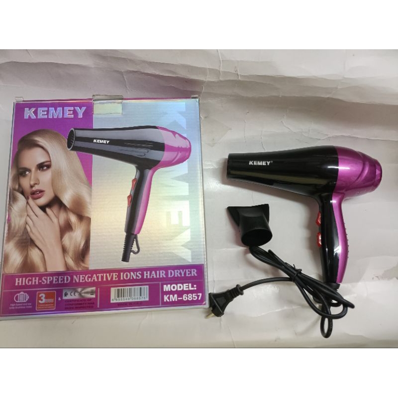 Kemey km-6857 เครื่องเป่าผมไฟฟ้า ร้อนและเย็น