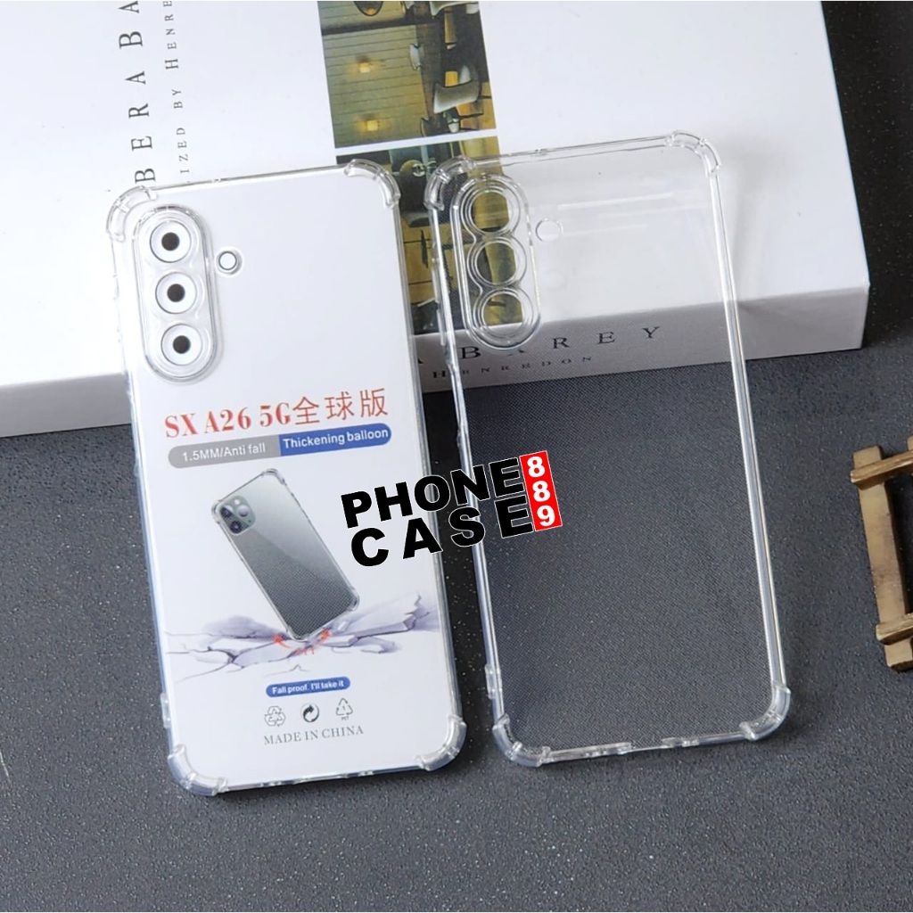 SAMSUNG A26 CASE CLEAR AIRBAG ANTI CRACK CASE BENING SAMSUNG A26