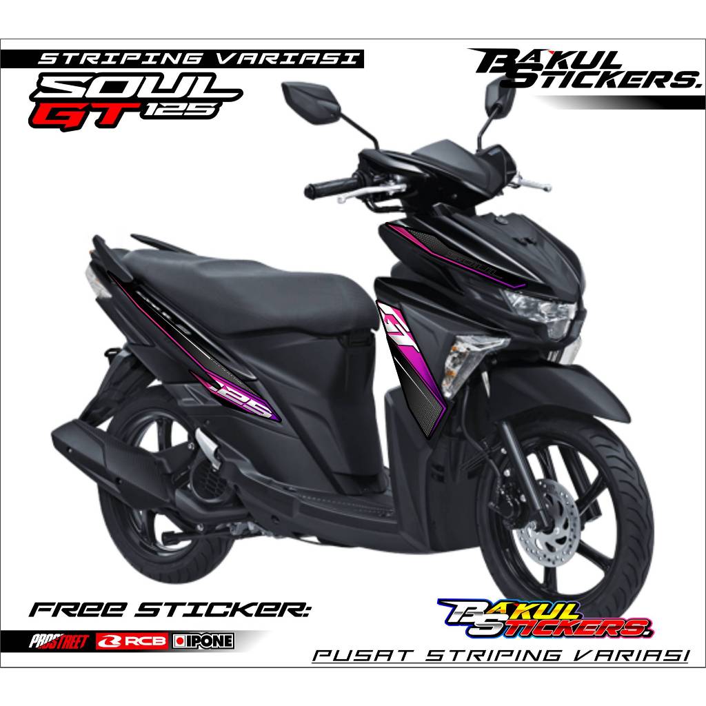 Striping VARIATIONS YAMAHA MIO SOUL GT 125 / สติ๊กเกอร์ LIST VARIATIONS สําหรับ MIO SOUL GT 125 MOTO