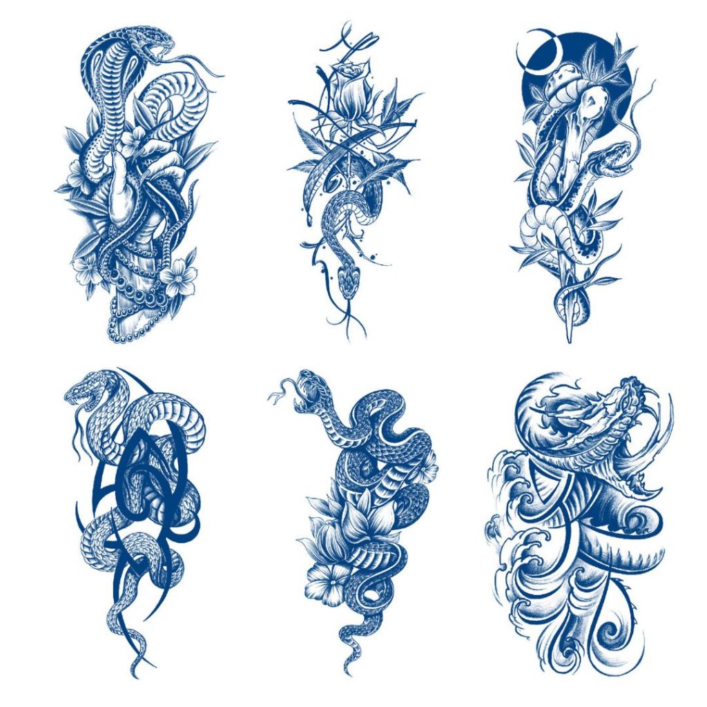 MAWAR FRUIT INK รอยสักชั่วคราว Lasts 1 เดือนกึ่งถาวร ขนาด 11 ซม.x 18 ซม. Aesthetic Motif รอยสักชั่วค