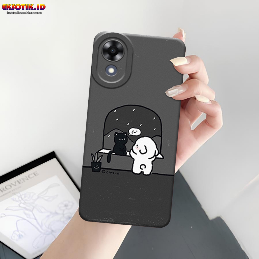 เคสOppo A17k - เคสOppo A17k - เคสแฟชั่น - Oppo A17k Silicone - Cool and Cute Motifs - เคสOppo A17k -