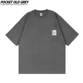 POCKET TEE OVERSIZE ABU TUA | BAJU SAKU OVERSIZE PRIA WANITA