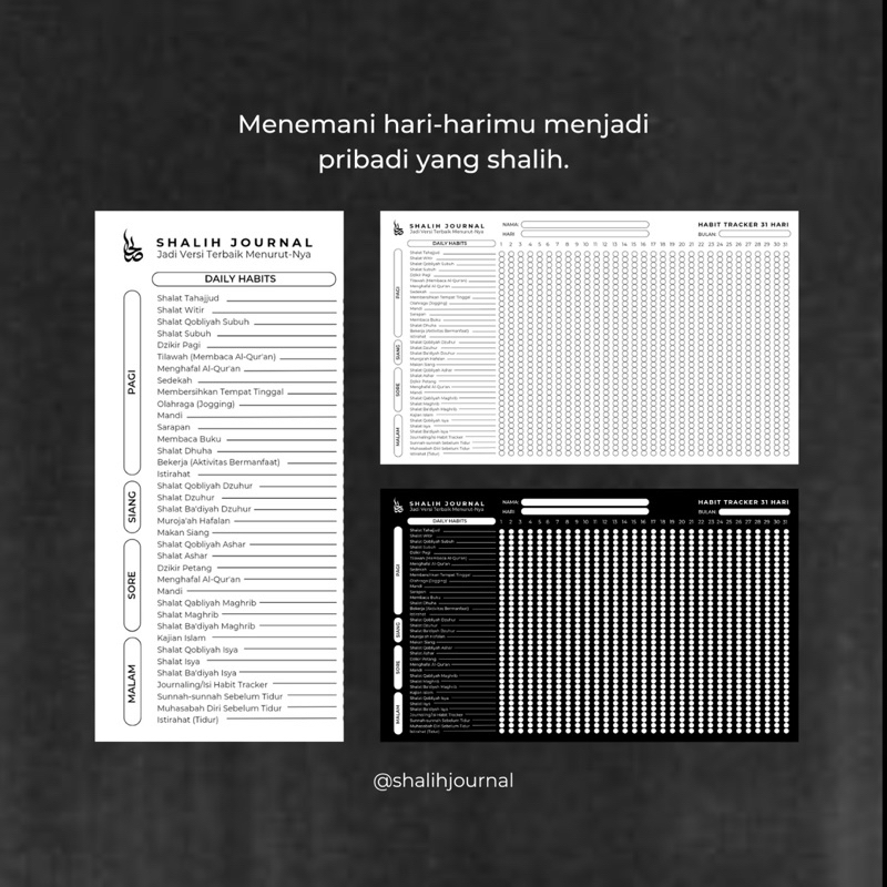 Shalih Habit Tracker แพ็คเกจ 1 ปี