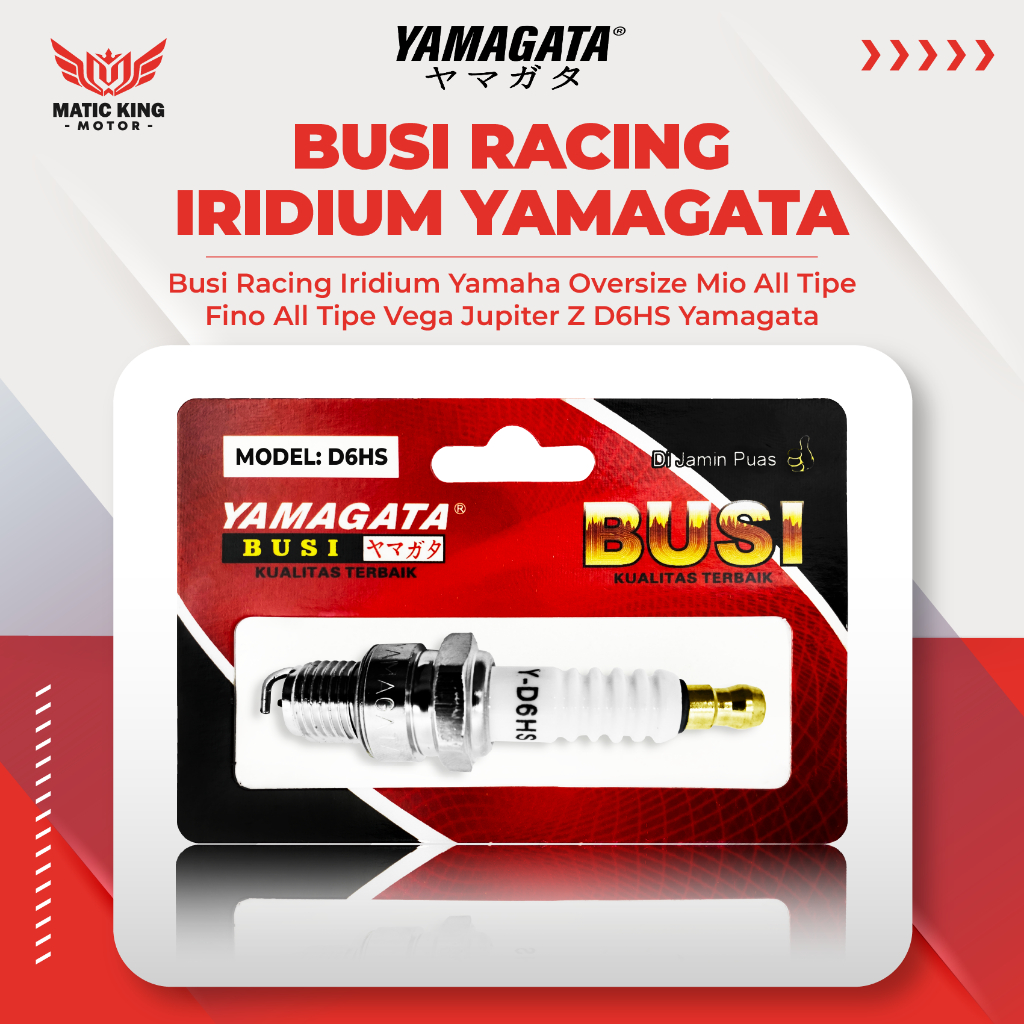 Yamagata Spark Racing Spark Plug Honda C 90 70 Oversize Yamaha Mio Sporty Smile Soul GT M3 SZJ Nouvo