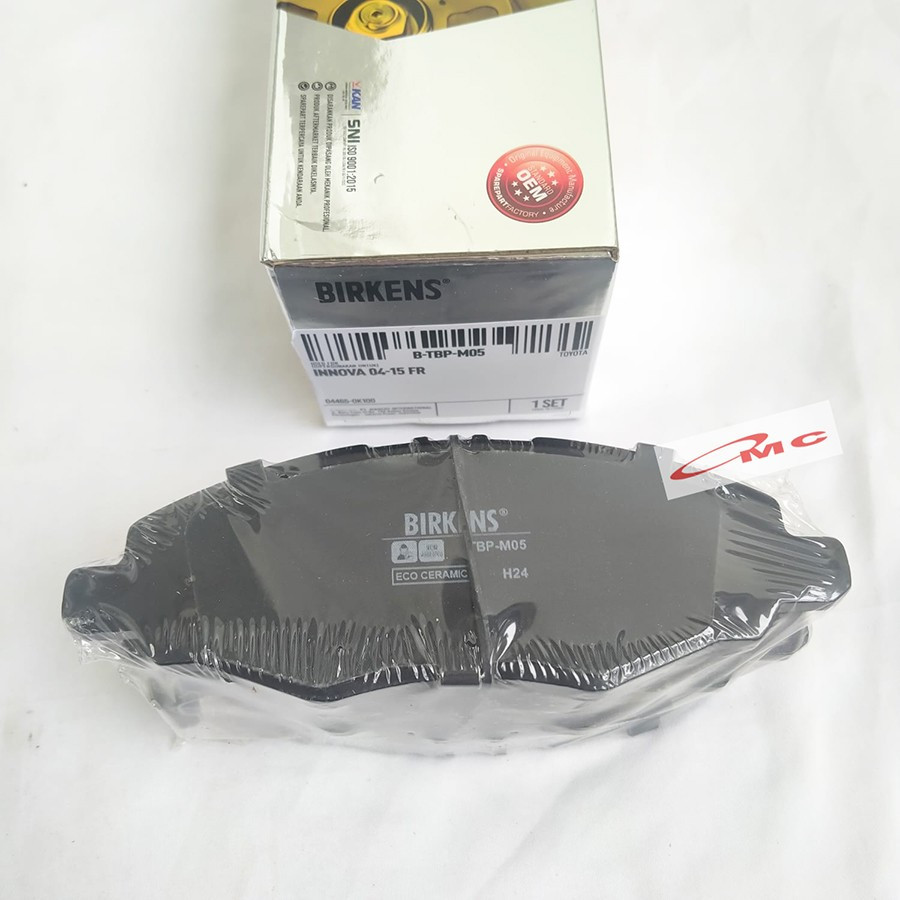 ผ้าเบรค ผ้าเบรคหน้า BIRKENS Kijang Innova Original Birkens 04465-0K100 B-TBP-M05