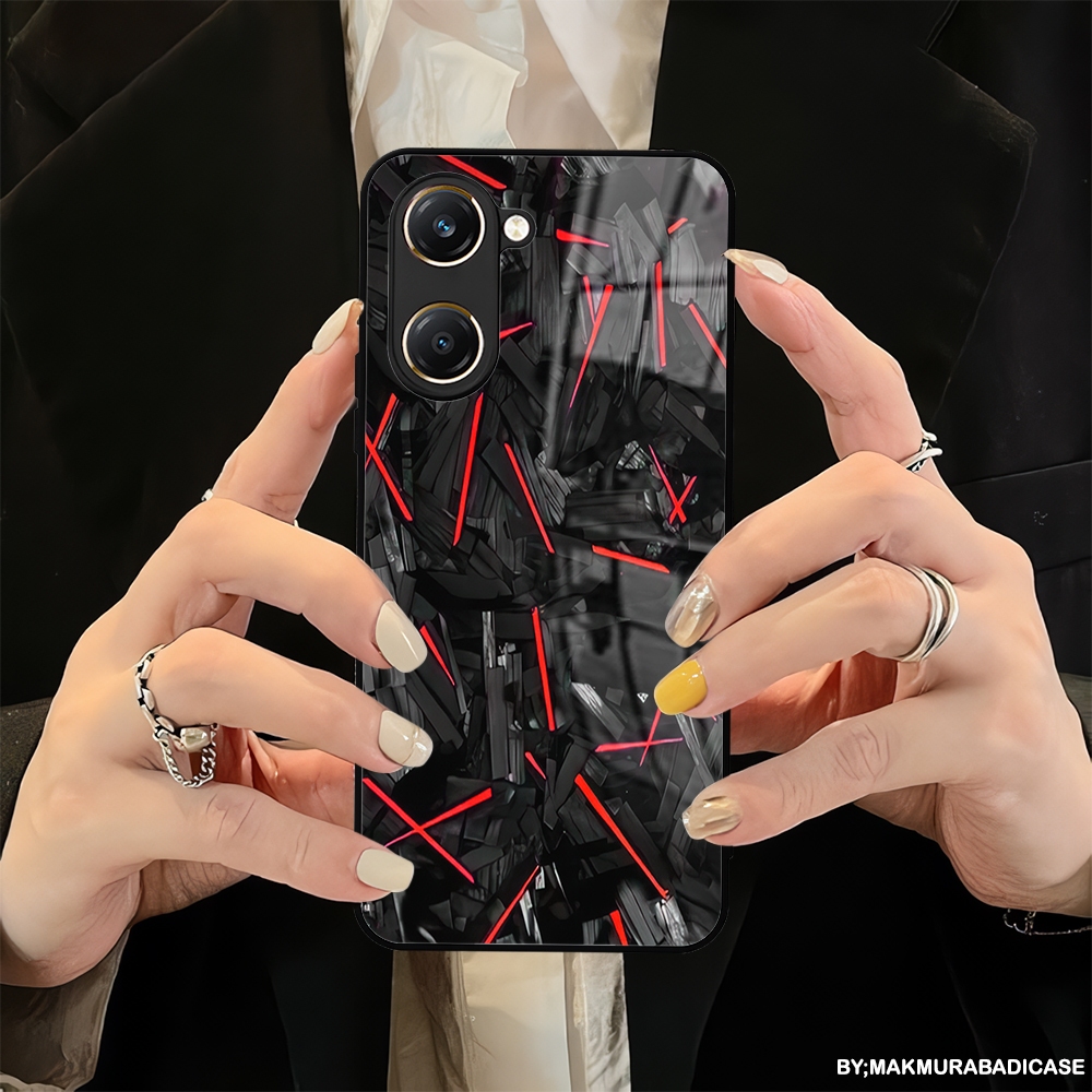 HP Glossy 2D Glass Softcase สําหรับ Vivo Y03 - Vivo Y03T - Vivo Y18 เคสล่าสุด - เคสซิลิโคน TPU