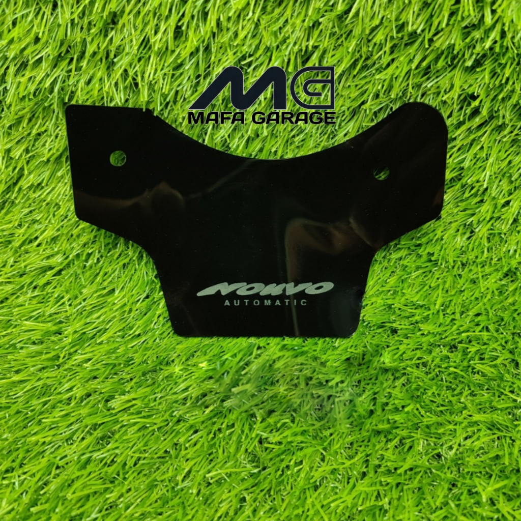 กางเกงชั้นในอะคริลิค Yamaha Nuvo Z หนา 2 มม. Yamaha Nouvo Z อะคริลิค Mudflap. การ์ดโคลน Nouvo z