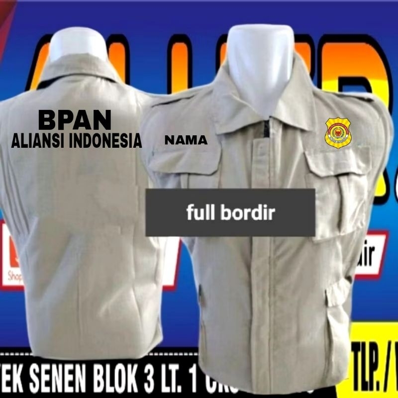 เสื้อกั๊ก ABEN alesi เสื้อกั๊กทํางาน BPAN aliansi เสื้อกั๊กคอปก BPAN aliansi เสื้อกั๊กทํางาน BPAN an