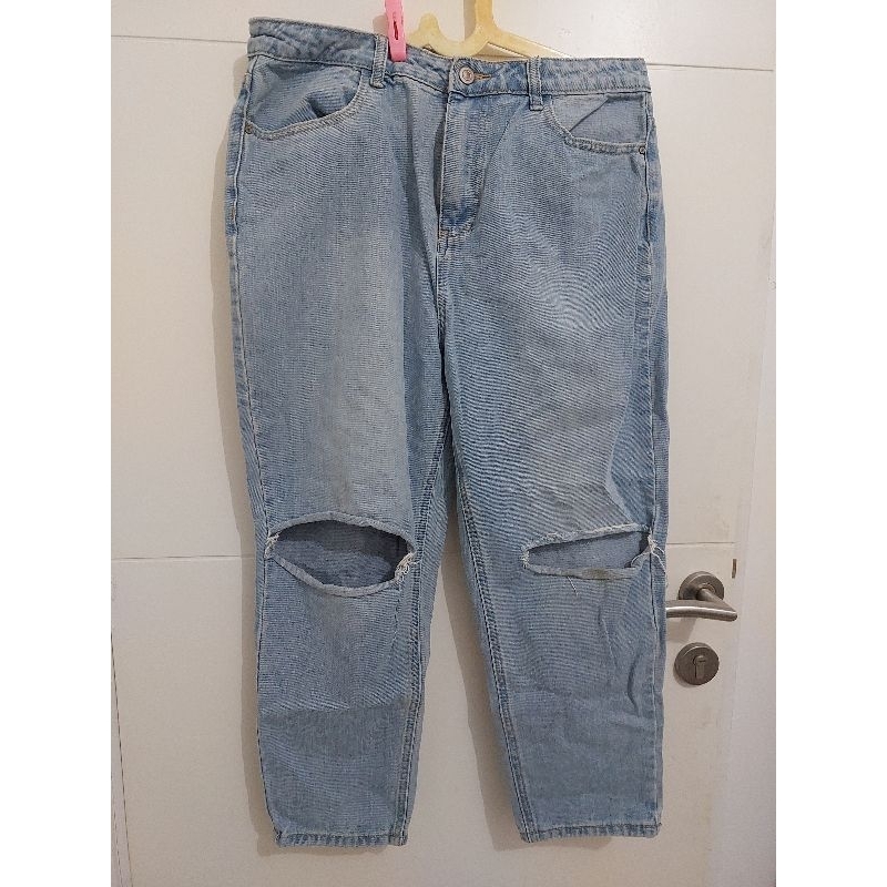 กางเกงยีนส์ผู้หญิง Preloved Zalora