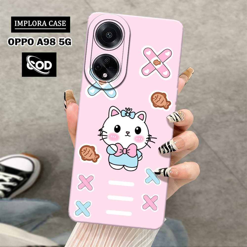 เคส HP IMPLORA - เคสโทรศัพท์ OPPO A98 5G ล่าสุด - เคสแฟชั่นการ์ตูน - เคส OPPO A98 5G Pro Camera Soft