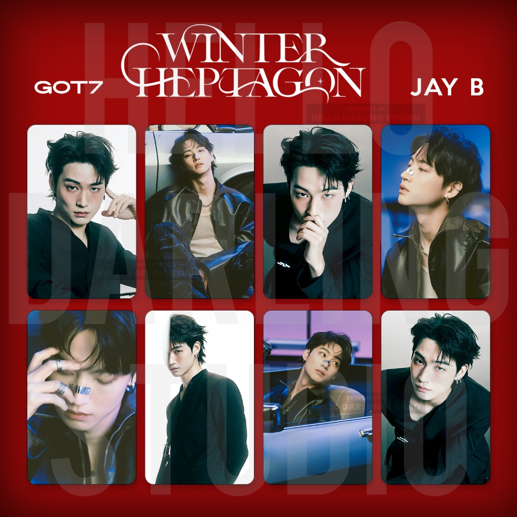 ชุดโฟโต้การ์ด Go7 Jay B Winter Heptagon ไม่เป็นทางการ พัดลมทํา.
