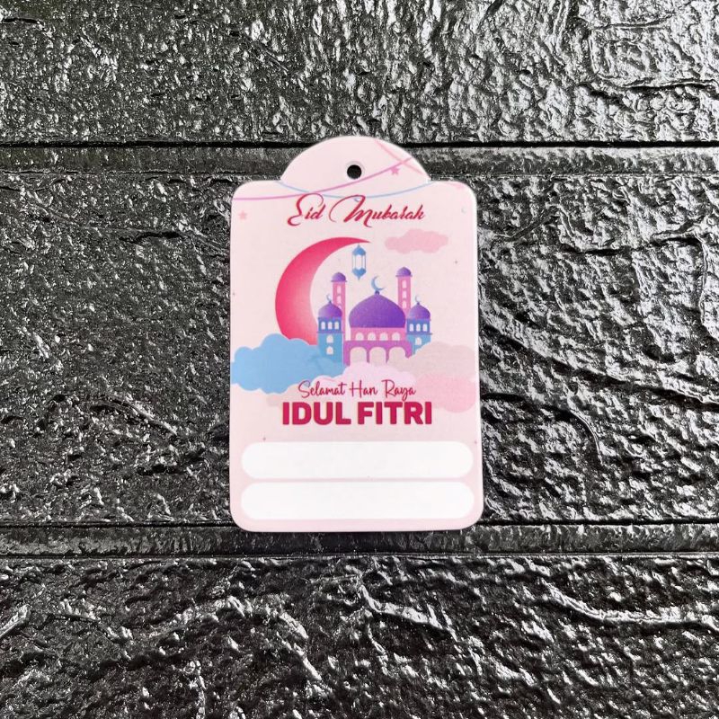 Eid al-Fitr Hang Tag ขนาด 5x8cm รหัส IFTH 56