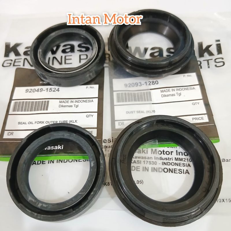 ซีลโช๊ค 33" 46" 11 + ซีลหมวก GREY KLX 150