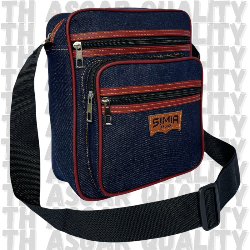 JEANS SLING BAG MULTIFUNCTIONAL SLING BAG POCKET MODEL