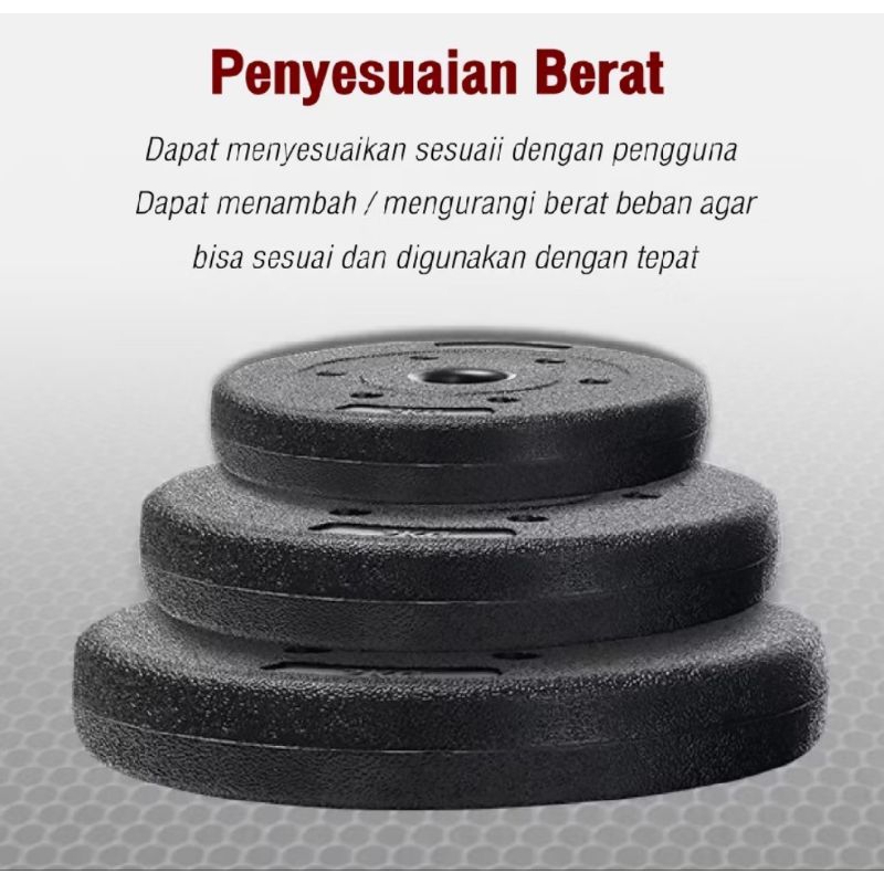 แผ่นเสริมสําหรับ DUMBLE PLATE BARBEL WEIGHT TRAINING GYM FITNESS WEIGHT 3.5 KG