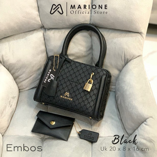 MARIONE - MICROZOE L3  TAS WANITA BATAM IMPORT EMBOSSED 2 TALI TAS SELEMPANG 78967