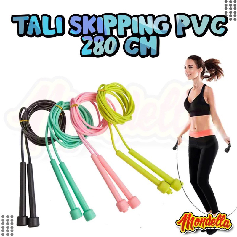 [MDN] 2.8 เมตร PVC SKIPPING ROPE JUMP ROPE 280 CM SPEED ROPE ACTIVE PVC JUMP ROPE GYM SPORTS ROPE สํ