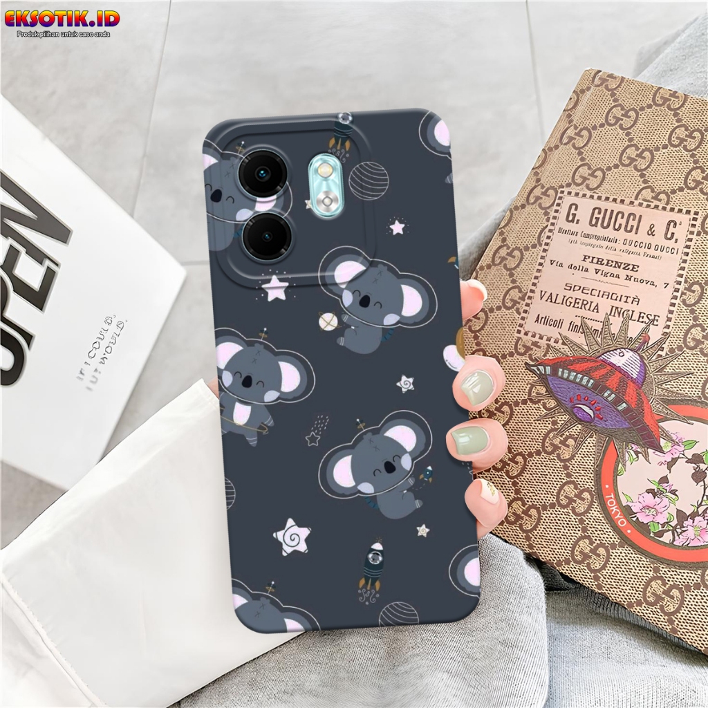 เคส Infinix Hot 50i - เคส Infinix Hot 50i - เคสแฟชั่น - Infinix Hot 50i Silicone - Cool and Cute Mot