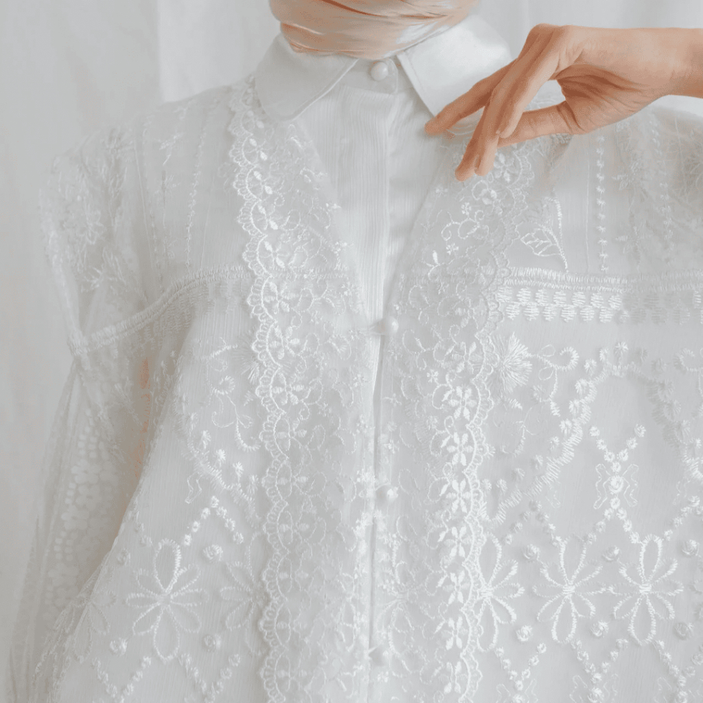 Iwear_noona //RYUJIN ด้านนอก //ลูกไม้ เสื้อผ้าผู้หญิงเกาหลี ดูแฟชั่นมุสลิม