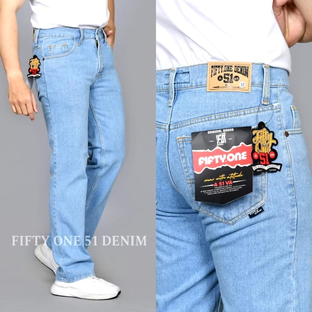 ..Bioblitz Basic Denim Regular Jeans Standard Pants / Bioblitz Basic Denim Regular Jeans