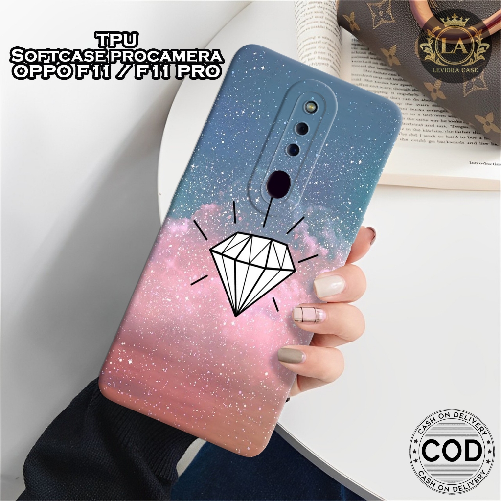 เคส OPPO F11 / F11 PRO ล่าสุด - เคส Leviora - เคสเพชรแฟชั่น - OPPO F11 / F11 PRO Softcase - เคสกล้อง