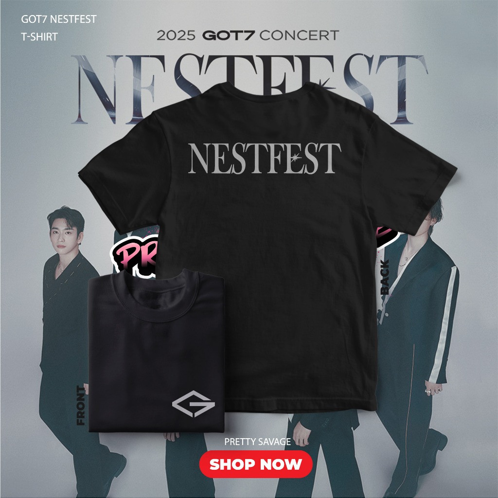 Pretty Savage- Got7 Nestfest Tour Concert 2025 เสื้อยืด